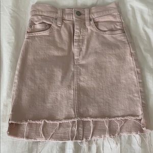 Wilfred free cutoff colored denim skirt